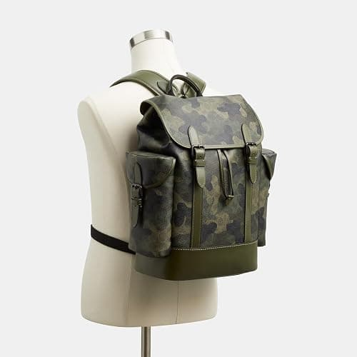 Coach Men's Hitch Backpack in Signature Camo, One Size thumbnail 5