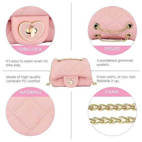 mibasies Kids Purse Toddler Gifts for Little Girls Crossbody Purses Presents thumbnail 6