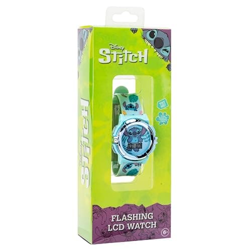 Disney Stitch Kids LCD Watch – Flashing Light-Up Dial, Digital Time Display, Adjustable Strap, Fun Character Design, Perfectfor Boys & Girls – Fits Wrists 5.5” to 8” thumbnail 10