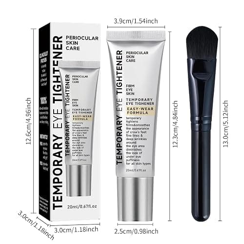 KTRolster perfection eye tightener Instant Hydrating Under Eye Cream, instant face lift cream, Easy-Wear Formula, Ultimate Lift & Smooth Finish, With Brush 2026 new-2 Pack thumbnail 3