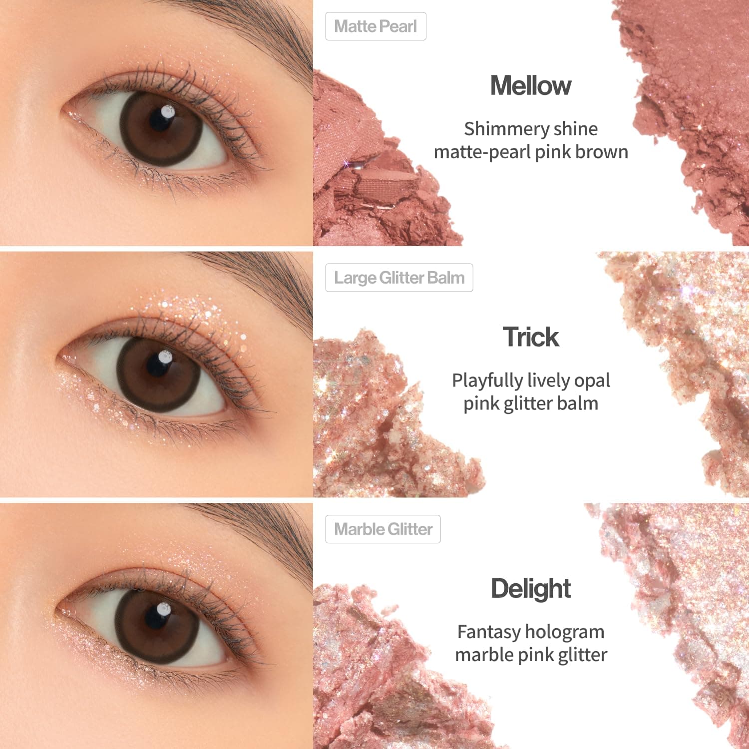 UNLEASHIA Glitterpedia - Sombra de ojos | Paleta | Maquillaje de ojos | Maquillaje de punto | Cosméticos (Ngrados3 All of Coralpink) thumbnail 7
