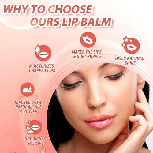 BANGFENG 2Pack Non-sticky Lip Oil, Moisturizing Glossy/Shiny Lip Gloss Oil PlumpingTint, Hydrating Lip Gloss Lip Balm, Long Lasting Nourishing Fruit Flavoure Lip Oils(Strawberry + Coconut) thumbnail 7