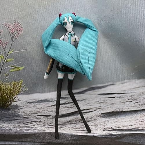 Jilijia Miku Plush Figure Anime Funny Twistable Pillow Soft Stuffed Figures 28CM Cartoon Pillow Collectibles Sofa Decorations Gifts thumbnail 2