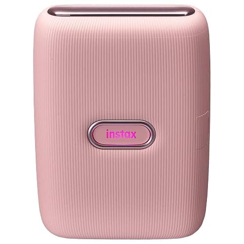 Fujifilm instax mini Link, Stampante Fotografica a Sviluppo Istantaneo per Smartphone, Connessione Bluetooth tra Stampante ed App Dedicata, Foto, Formato 62 x 46 mm, Blu (Dusky Pink) thumbnail 3