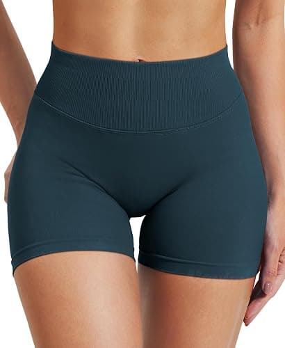 VOYJOY Women Workout Impact Shorts 2.5"/ 3.6"/ 4.5"/ 6" Scrunch Butt Lifting Gym Seamless Booty Biker Shorts thumbnail 3