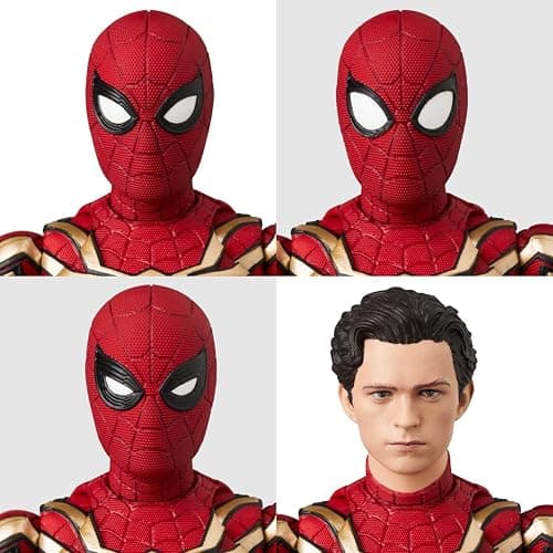 Medicom Toy MAFEX No.245 Spider-MAN Integrated Suit Action Figure Approx. 150mm (6 in) Non-Scale Fully Painted Marvel Collectible Figure thumbnail 6