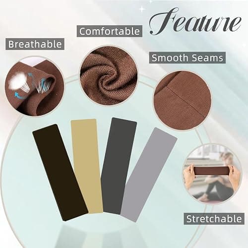 25 Pack Headbands for Women 25 Colors Head Bands for Women's Hair, Non Slip Stretchy Elastic Headbands for Yoga Running Gym thumbnail 3
