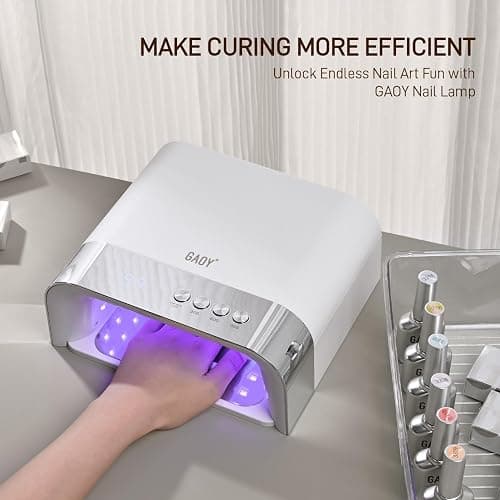 GAOY Professional UV Nail Lamp, Big Cavity Design for Long Nails, 36 LED Fast Curing Light with Infrared Sensor for Salon Gel and Acrylic Polish thumbnail 6
