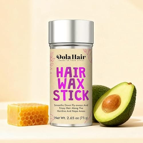Dolahair Hair Wax Stick - Flyaway Control and Styling Pomade for Kids, Women, and Men - Slick Back Hair Bun Maker and Hair Accessorie for Teen Girls (1 Pack of Wax) thumbnail 6