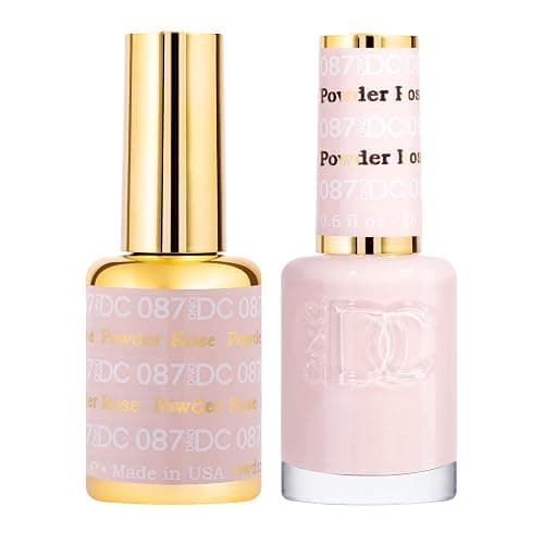 DND Gel Nail Polish Duo, Beige Nude | Matching UV/LED Gel Polish & Air Dry Lacquer Set, Chip-Free Long Lasting Beige Nude Nail Color, Easy Soak Off Removal - Image 1