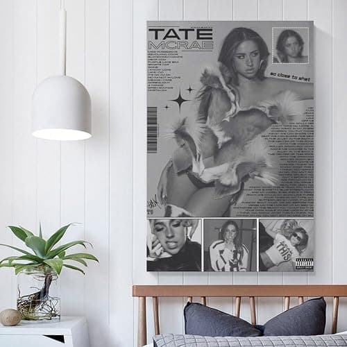8FH2K9L MN4P7 Tate McRae 3 Canvas Poster Wall Decorative Art Painting Living Room Bedroom Decoration Gift Unframe-style08x12inch(20x30cm) thumbnail 5