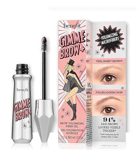 Benefit Gimme Brow Volumizing Fiber Gel # 3 Medium Neutral 0.1 Ounce - Image 1
