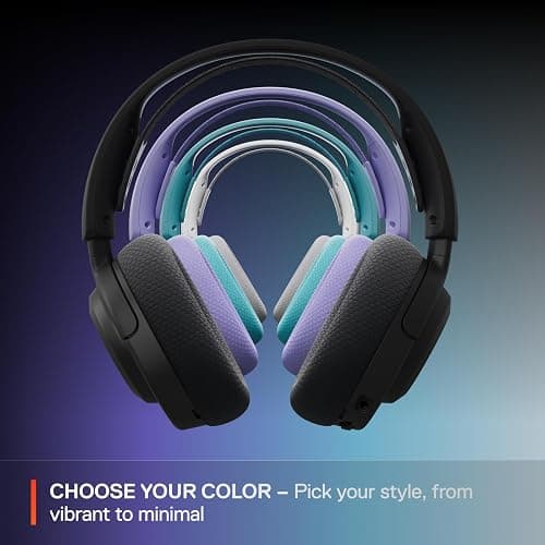 SteelSeries Arctis Nova 3X Wireless Multi-Platform Gaming Headset — Mobile App Control — 40 HR Battery — Neodymium Magnetic Drivers — 2.4GHz/Bluetooth — Xbox, PS5, PC, Switch, Mobile — White thumbnail 9