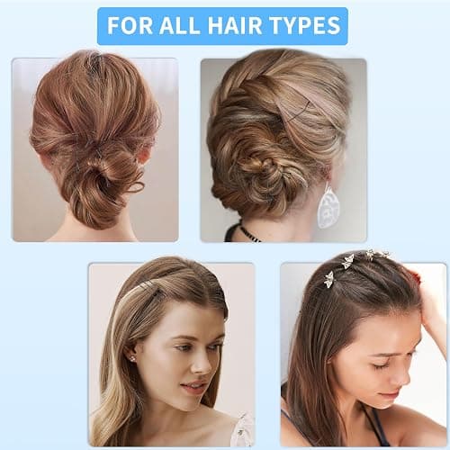 DTDNZKN 100 PCS 2.2 Inch(55 mm) Bobby Pins Black, Premium Bobby Pin For Women, Kids And Girls, Great For All Hair Types thumbnail 3