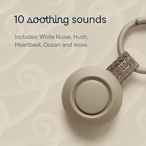 Hatch Go Portable Sound Machine & Sleep Soother for Babies & Kids (Greige) thumbnail 6