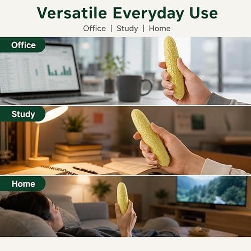 Pickle Squishy, Jumbo Squishy, Giant Pickle Squishy Fidget Toy, Slow Rebound Stress Reliever for Adults, Soft Texture and Funny Design for Office, Home (0A) thumbnail 7