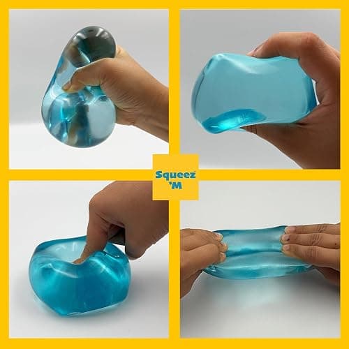 Premium Big Block Squeez'M Cube – 35% Larger Than The Standard Squishy Cube, Toy for Kids & Adults - Sensory Fidget for Stress Relief, Focus & Play – Colorful, Durable, Gift-Ready – ASTM Certified 3+ thumbnail 3