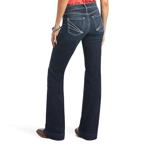 ARIAT Womens Trouser Perfect Rise Aisha Wide Leg Jean thumbnail 2