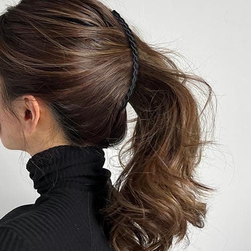 VARMDUKKE 3PCS Banana Hair Clips, 2 Styles Large Strong Hair Claw Clip with Double Combs, Classic Non-slip Hair Accessories for Women Straight Curly Long Hair - Black, Brown thumbnail 6