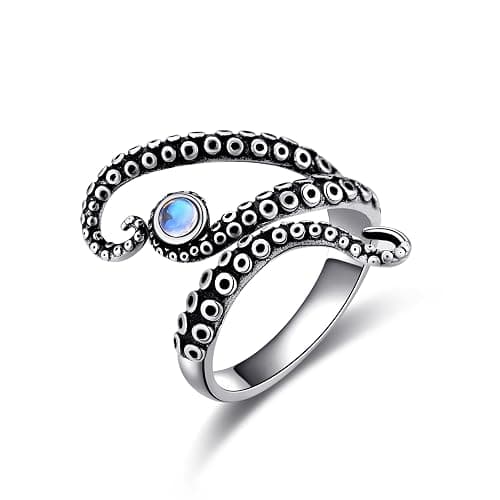 TALYKONG Octopus Ring for Women Adjustable Ring Octopus Opening Ring Jewelry for Women Men - Image 1