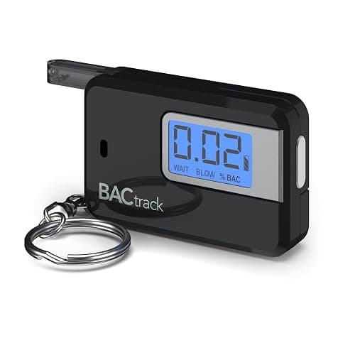 BACtrack Go Keychain Breathalyzer (Black) | Ultra-Portable Pocket Keyring Alcohol Tester for Personal Use - Image 1