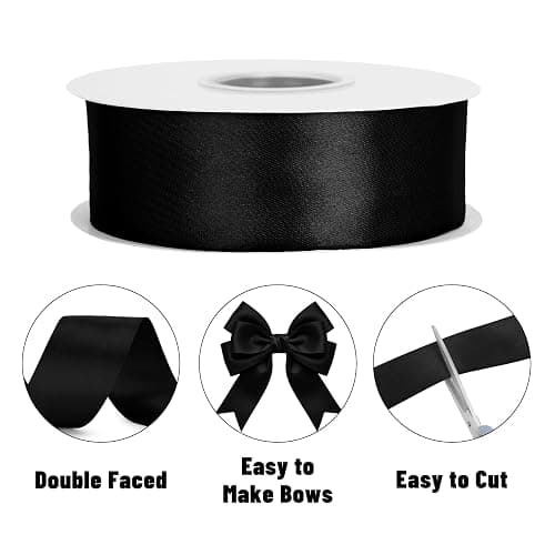 Black Satin Ribbon thumbnail 4