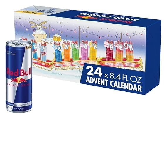 Energy Drink Variety Advent Calendar, limited edition, Red Bull, with 80mg Caffeine, Taurine & B Vitamins, 8.4 fl. oz. X 24 cans thumbnail 4