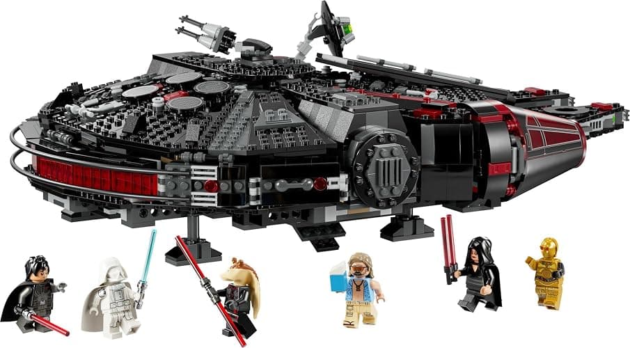 Lego Star Wars The Black Falcon - Collectible Spaceship Set - Buildable Brick Vehicle for Kids - Birthday Gift for Boys, Girls and Fans 75389 thumbnail 11