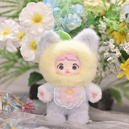 CALEMBOU Plush Blind Box, Kawaii Nommi Fruit Series Stuffed Blind Box Doll, Kawaii Mystery Vinyl Plush Toys Collectible for Birthday Gift (Nommi Fruit 1pc) thumbnail 2
