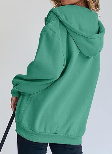 PRETTYGARDEN Women's 2026 Spring Zip Up Y2K Hoodies Casual Long Sleeve Sweatshirts Fall Winter Track Jackets with Pockets thumbnail 6