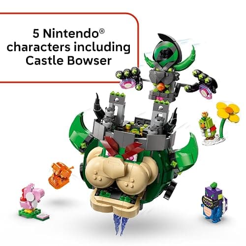 LEGO Super Mario Prince Florian & Castle Bowser Building Toy - Pretend Play Set for Boys & Girls, Ages 9+ - Building Blocks for Kids W/Digital Action & 4 Toy Figures - Gift Idea for Birthdays - 72042 thumbnail 6
