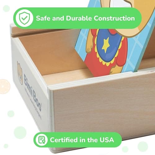 Bimi Boo Wooden Feeding Toy - Montessori Scooping & Fine Motor Toy for Toddlers 1-4 | Speech Therapy & Occupational Therapy Pretend Play Food Set | 27 Foods, Spoon & Bowl thumbnail 6
