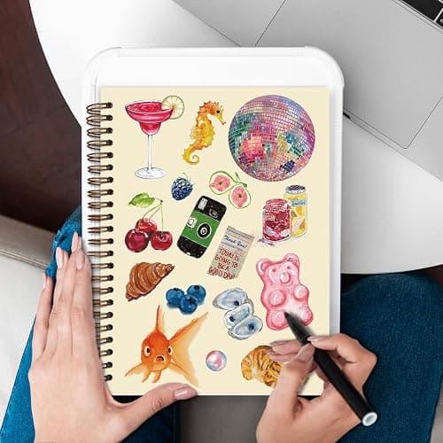 TFKFJLF Cute Y2K Girly Notebook for Teen Girls, Cute Composition Notebook, Cute Cherry Stuff Notebooks Spiral Journal for Girl Women, Preppy School Supplies College Notebook 5.5x8.3 thumbnail 4