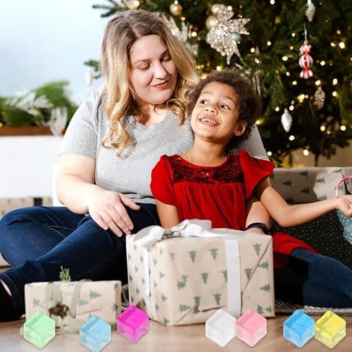 Ice Cube Sensory Toys 24 Pcs Squishy Fidget Stress Cube for Adults Kids Anxiety Stress Relief Hand Therapy Sensory Squishy Ball Classroom Prize Box Toys thumbnail 2
