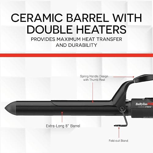 BaBylissPRO Ceramix Xtreme Extra Long Ceramic Curling Iron thumbnail 4