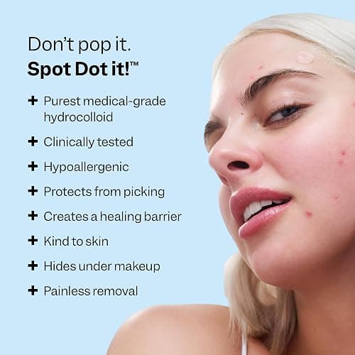 Peach Slices - Acne Spot Dots (30 ct) - Hydrocolloid Pimple Patches for Face - Absorb Gunk, Protect Picking & Support Healing - 3 Sizes (7, 10, & 12mm) - Vegan, Cruelty Free, Korean Skin Care & Beauty thumbnail 2