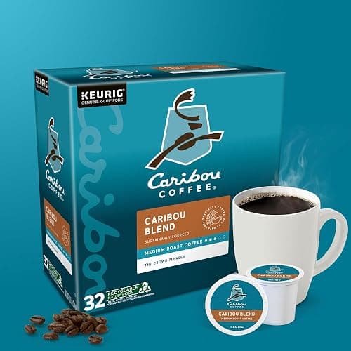 Caribou Coffee Caribou Blend, Keurig Single-Serve K-Cup Pods, Medium Roast Coffee, 32 Count(Pack of 1) thumbnail 9