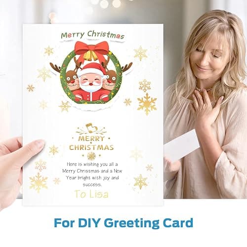 100 Sheets White Cardstock Paper - Ohuhu 11 x 17 Eco-Friendly Cover Card Stock Legal Printer Paper for DIY Making Cards Invitations Crafting Crafts Arts Ledger Tabloid Posters - 80 lb thumbnail 5