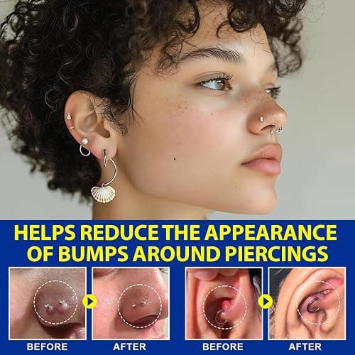 Piercing Aftercare Spray, Piercing Cleaner Spray for Body and Facial Piercings – Ear, Nose, Navel, Oral & Skin Piercings Cleaner, Cleansing & Moisturizing - 2 Fl Oz thumbnail 5