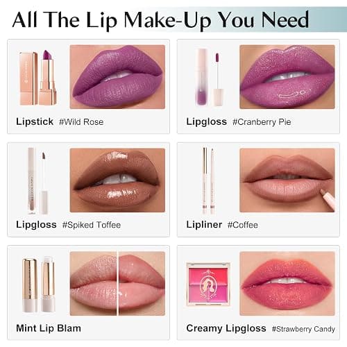Color Nymph Makeup Kit for Teen Girls Full Makeup Set with Train Case Green | Full Makeup Kit for Teen Girls, 17pcs Makeup Set, Green Makeup Train Case, Eyeshadow,Mirror,Cosmetic Tool,Detachable to Carry thumbnail 6