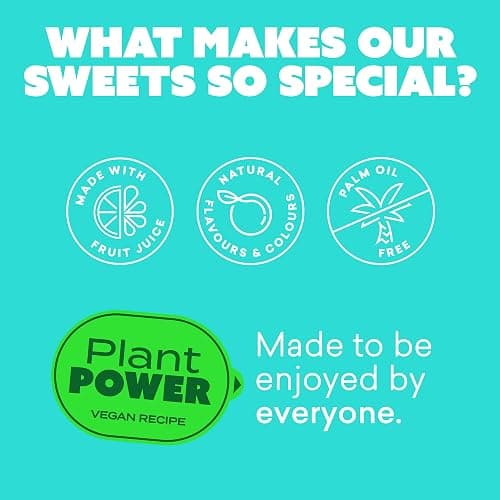 Candy Kittens Vegan Sweets Sour Watermelon – Plant-Based Vegan Treats with Fruity Flavour, No Nasties, Made with Real Fruit Juice – Ideal Snacks for Sweet Hampers & Pick and Mix – 140g Pack of 1 thumbnail 6