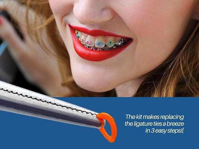 Ligas para Brackets Ortodoncia Dental braces color changing kit orthodontic Dental Ligature Ties for Brackets Change Braces Color Easily DIY Braces Color Kit 1040pcs thumbnail 2