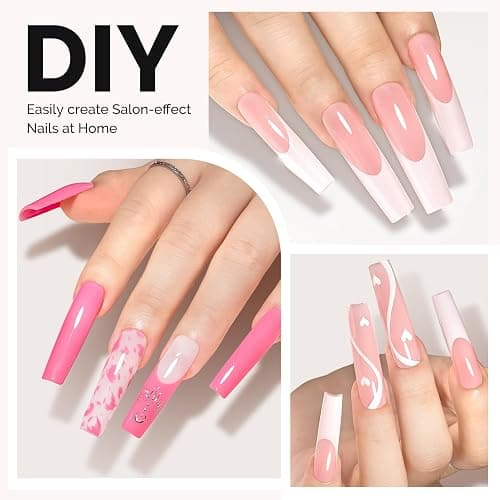 MelodySusie Long Square Nail Tips - 300Pcs Clear Acrylic, Half Matte Full Cover Press on Nails for DIY Extension & Salon Use, 15 Sizes Pre-Shaped for Long-Lasting Manicure thumbnail 7