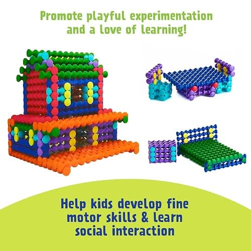 Playstix Construction Toy Building Blocks Set 150 Piece STEM Kit thumbnail 5