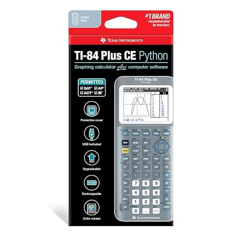 TI-84 Plus CE Graphing Calculator, Fractal Frost thumbnail 5