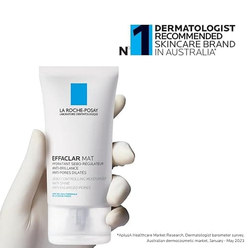 La Roche-Posay Effaclar Mat, Daily Moisturizer For Oily Skin, Visibly Reduces The Look Of Pores, Oil-Free Mattifying Moisturizer, Smooths Skin Texture, Non-Comedogenic & Dermatologist Tested thumbnail 10