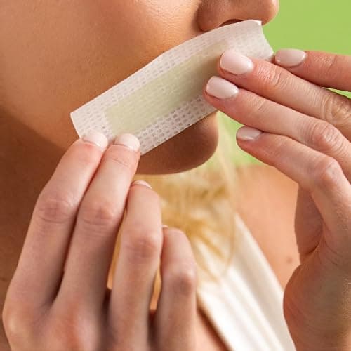 Nad's Facial Wax Strips - Hypoallergenic All Skin Types - Facial Hair Removal For Women - At Home Waxing Kit with 20 Face Wax Strips + 4 Calming Oil Wipes + Skin Protection Powder (Pack of 2) thumbnail 7