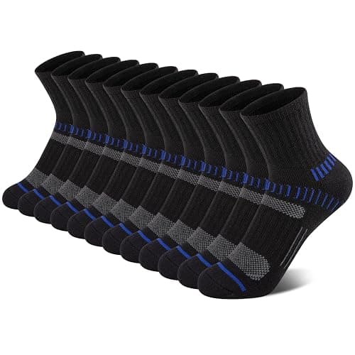 Comfoex Boys Socks Quarter Athletic Ankle Cotton Sports Socks For Kids 8-10 4-6 6-8 Years Old With Cushioned Sole 6 Pairs thumbnail 7