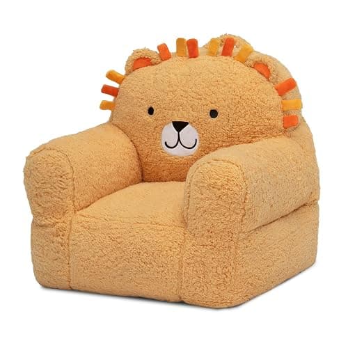 Delta Children Lion Cozee Buddy Chair, Orange thumbnail 10