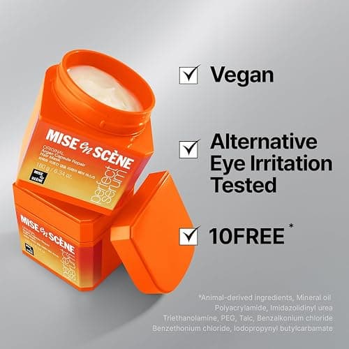 Mise En Scene Argan Oil Repair Hair Masks - Protein Hair Mask Argan Capsule for Damaged Hair | Deep Conditioning for Dry Hair | For Split Ends | Damaged & Frizzy | Anti Humidity 6.34 Fl. Oz. thumbnail 8